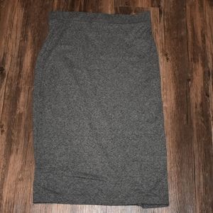 Divided H&M Charcoal BodyCon Skirt